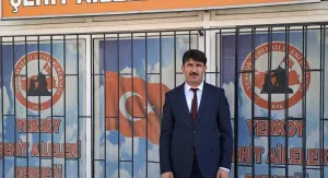 Yerköy Şehit Aileleri Derneği Başkanı Fatih Tez, Şehitler Haftası dolayısıyla