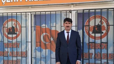 Yerköy Şehit Aileleri Derneği Başkanı Fatih Tez, Şehitler Haftası dolayısıyla