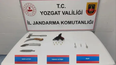 Yerköy’de jandarma ekiplerinin düzenlediği uyuşturucu operasyonunda 5 şüpheli gözaltına alındı,