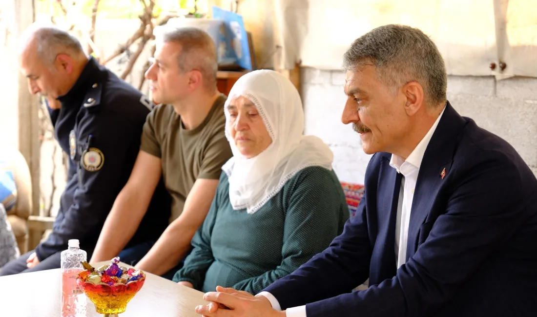 Yozgat Valisi Mehmet Ali Özkan, Şehit Ailesini Ziyaret Etti Yozgat Valisi Mehmet Ali Özkan, şehit Topçu Sözleşmeli Er Enes