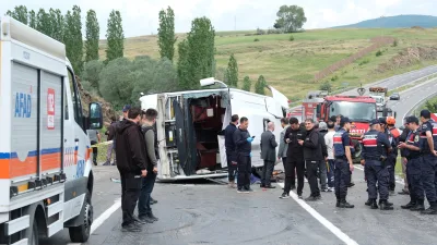 Yozgat Valisi Mehmet Ali Özkan, Akdağmadeni ilçesi Sazlıdere mevkiinde meydana
