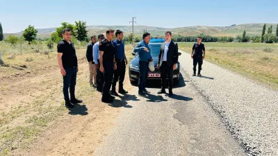 Çiçekdağı Kaymakamı Murat Görmüş, Hacıduraklı ve Beşikli köylerinde devam eden