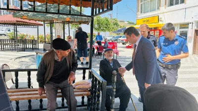 Çiçekdağı Kaymakamı Murat Görmüş, Emniyet Amiri ve Jandarma Komutanı ile