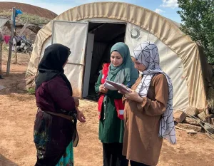 Çiçekdağı İlçe Sosyal Hizmet Merkezi Müdürlüğü, mevsimlik tarım işçilerini kaldıkları