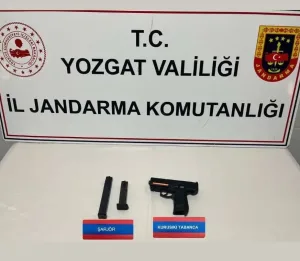 Yerköy’de silah bulundurduğu ihbarı üzerine yapılan operasyonda bir şüpheli yakalanarak