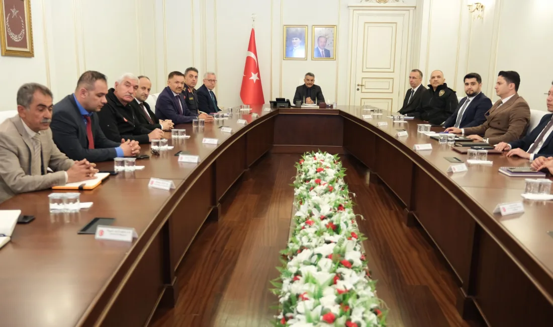 Yozgat Valisi Mehmet Ali Özkan başkanlığında gerçekleştirilen toplantıda, Kurban Bayramı