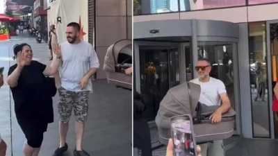 Ünlü müzisyen Hüsnü Şenlendirici, ikinci torununa kavuşmanın mutluluğunu büyük bir