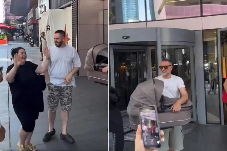 Ünlü müzisyen Hüsnü Şenlendirici, ikinci torununa kavuşmanın mutluluğunu büyük bir