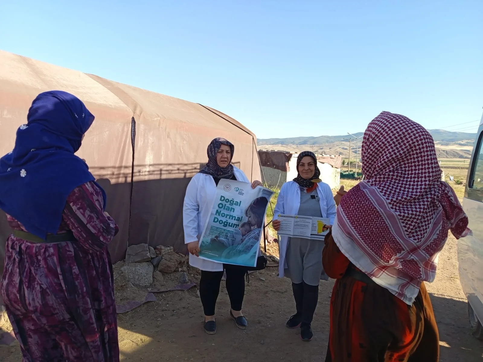 Yerköy İlçe Sağlık Müdürlüğü, Sekili Köyü'nde mevsimlik tarım işçilerine yönelik