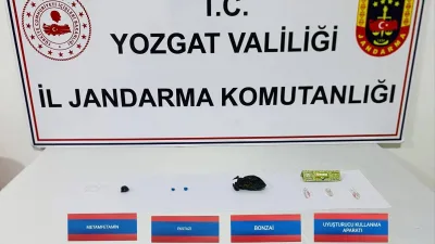 Yozgat İl Jandarma Komutanlığı ekiplerinin yürüttüğü istihbari çalışma sonucu, uyuşturucu