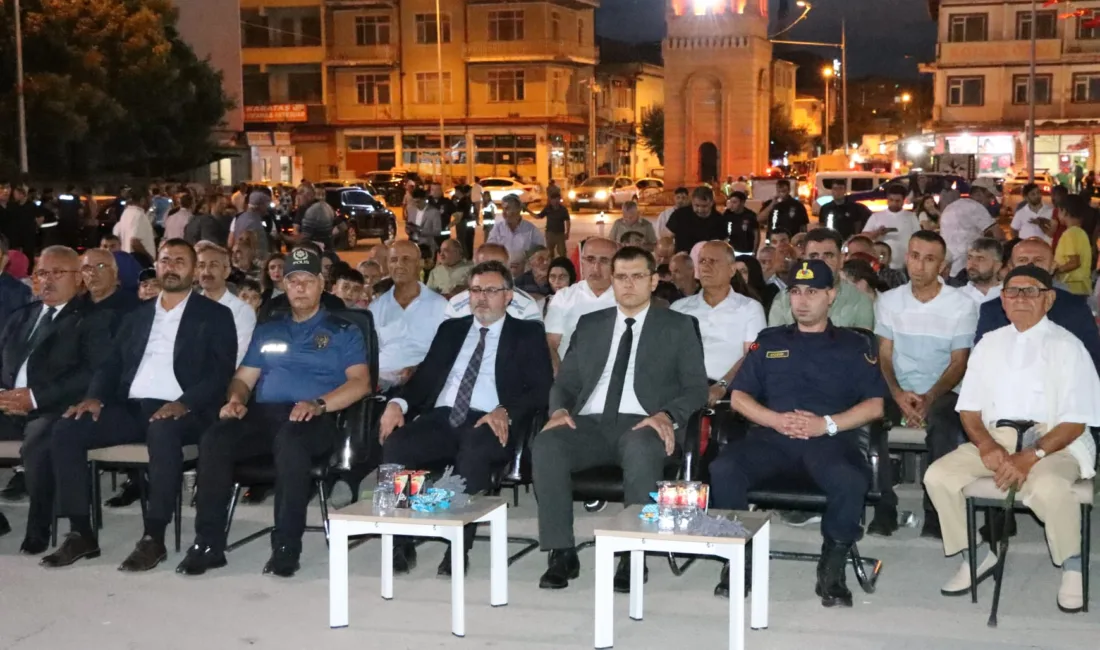 Yerköy ilçemizde, 15 Temmuz Demokrasi ve Milli Birlik Günü kapsamında