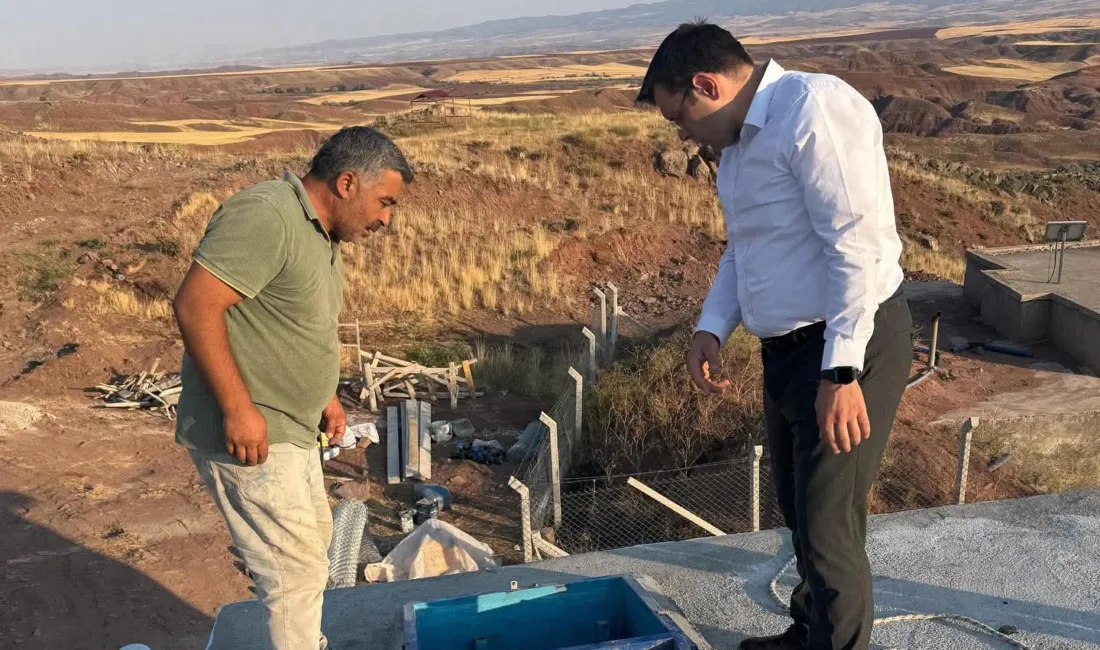 Yerköy Kaymakamı Mehmet Halis Aydın, Derebağı köyünü ziyaret ederek vatandaşlarla