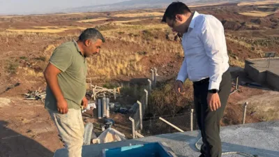 Yerköy Kaymakamı Mehmet Halis Aydın, Derebağı köyünü ziyaret ederek vatandaşlarla