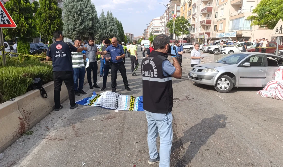 Yerköy ilçemizde meydana gelen zincirleme trafik kazasında traktör sürücüsü olay
