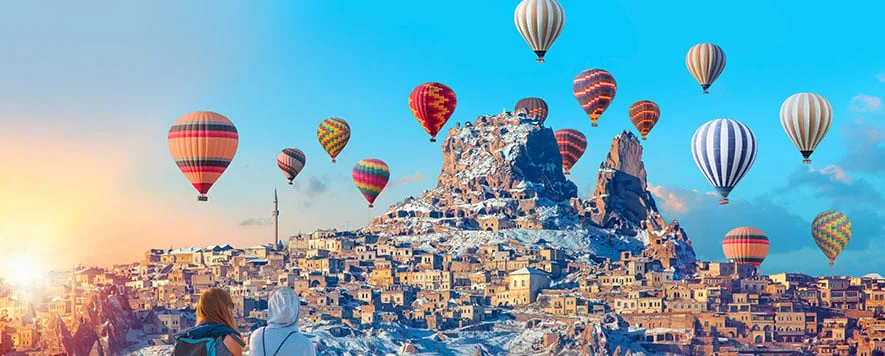 Kapadokya, romantik, heyecan verici ve huzurlu bir tatil için tercih