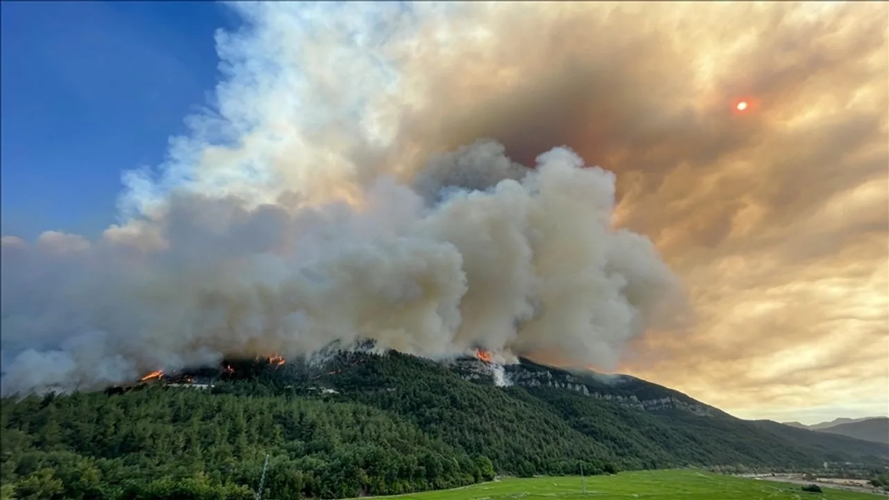 Artan sıcaklıklar ve kuraklıkla birlikte orman yangını riski yükselirken, Yerköy