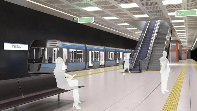 İstanbul Büyükşehir Belediyesi’nin yürüttüğü Pendik–Kaynarca–Tuzla metro hattı çalışmalarında önemli ilerleme