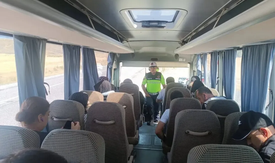 Yozgat İl Jandarma Komutanlığı, yük ve yolcu taşımacılığı yapan araçlara