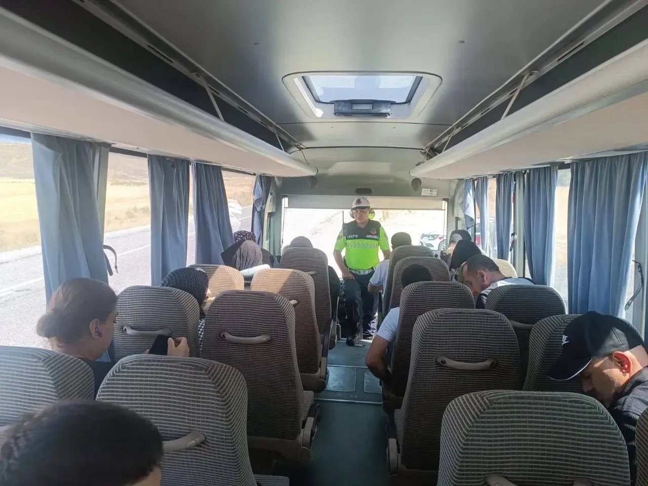 Yozgat İl Jandarma Komutanlığı, yük ve yolcu taşımacılığı yapan araçlara