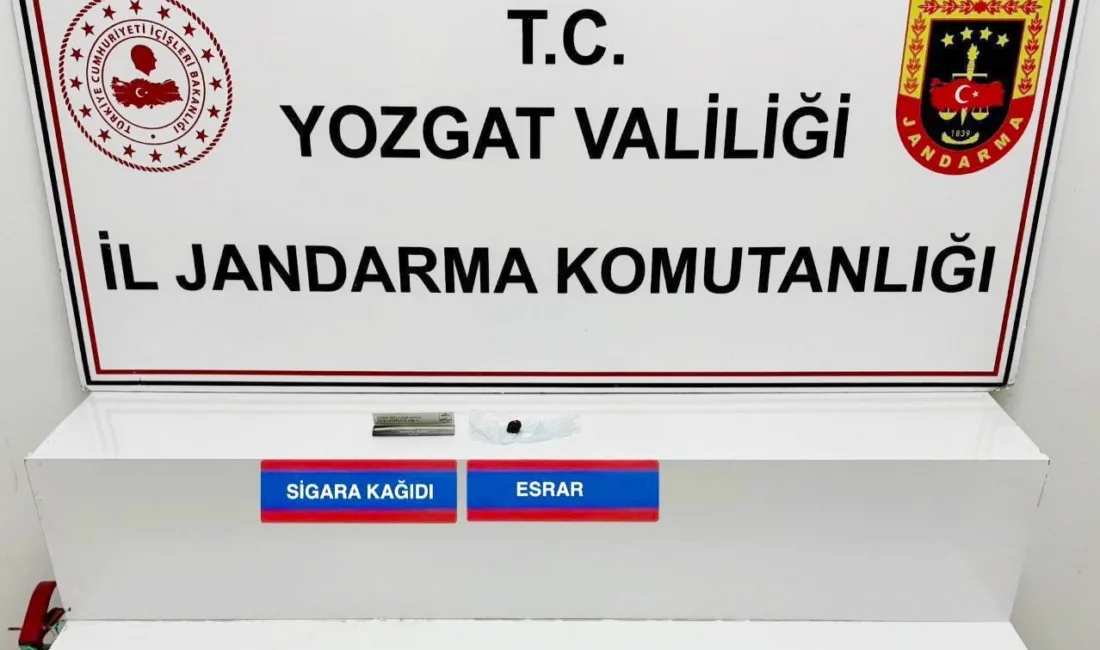 Kayseri’den Boğazlıyan’a uyuşturucu madde getirileceği bilgisi üzerine düzenlenen operasyonda 3.8