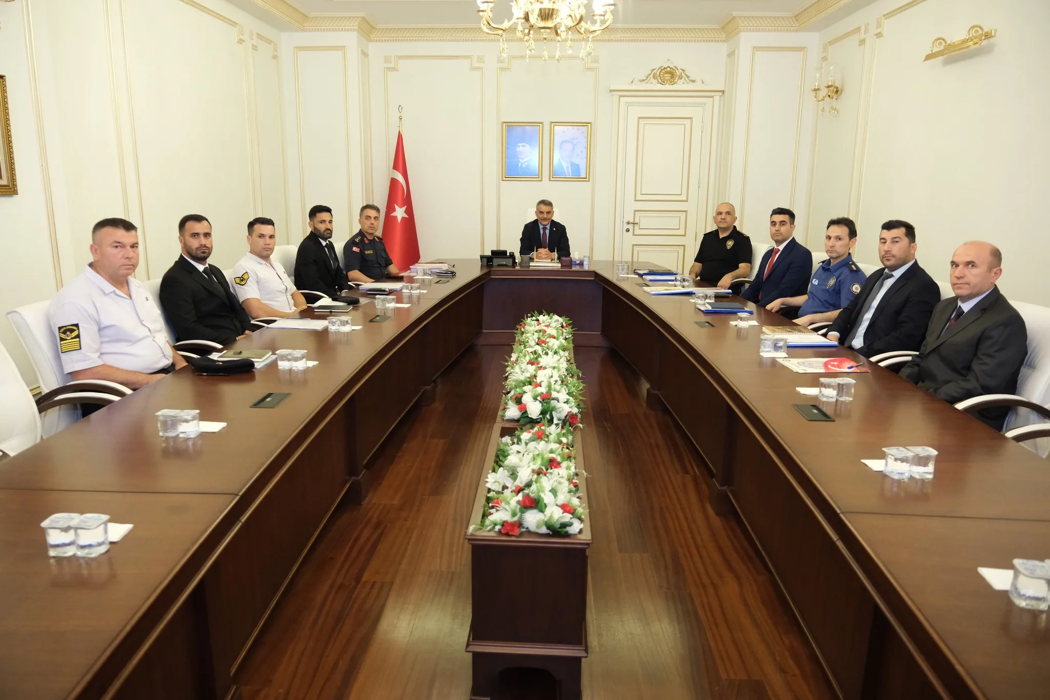 Yozgat Valisi Mehmet Ali Özkan başkanlığında düzenlenen Asayiş ve Güvenlik