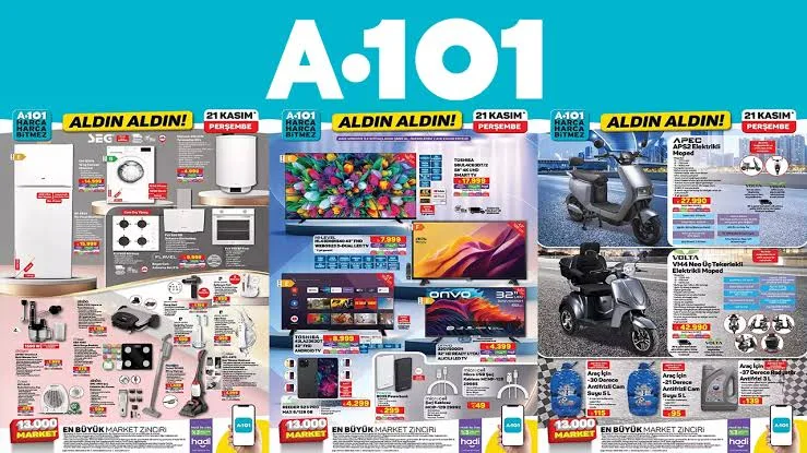 A101'in 3 Temmuz 2025 tarihli aktüel ürünler kataloğu yayınlandı. Bu