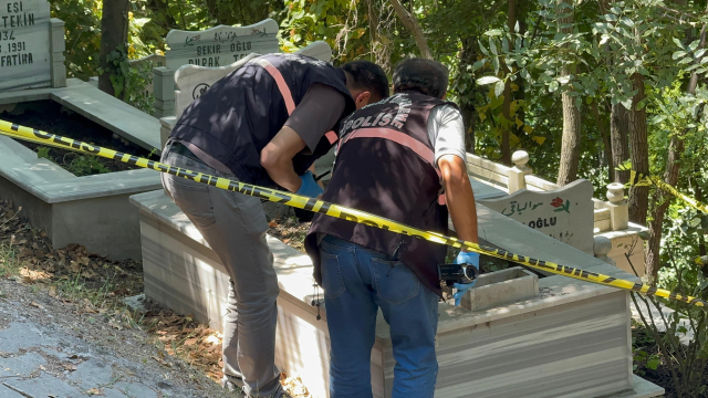 Bartın'da Mezar Kazısında Bal Mumu Bebek ve Muska Bulundu