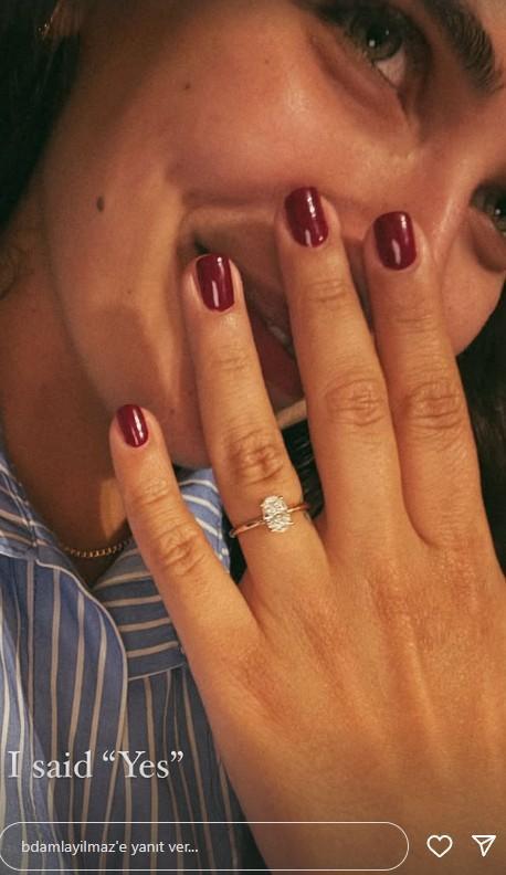 Biran Damla Yılmaz, evlilik yolunda ilk adımı attı