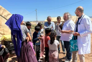 Çiçekdağı Toplum Sağlığı Merkezi personelleri, Gölcük ve Köseli bölgelerindeki mevsimlik