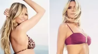 52. yaşını renkli şekilde kutlayan Alman süpermodel Heidi Klum, doğum