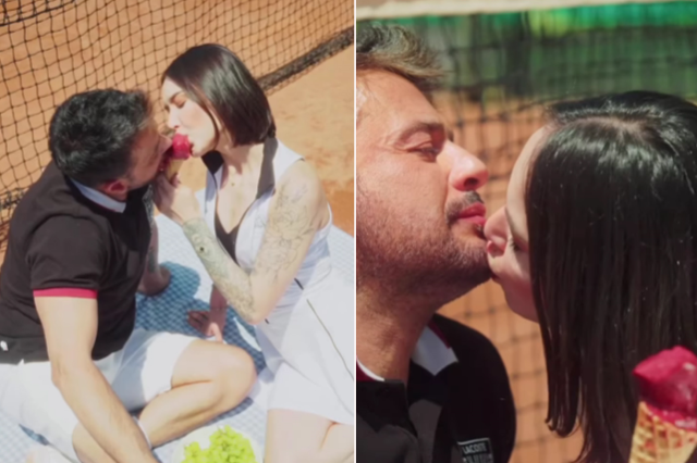 Emre Altuğ'dan cesur klip Partneriyle aynı dondurmayı paylaştı