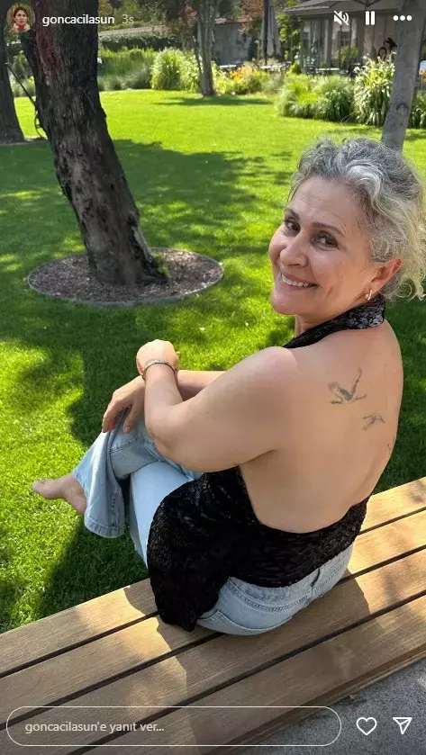 Hanımağayı daha önce böyle görmediniz! Tatilde yüzü güldü