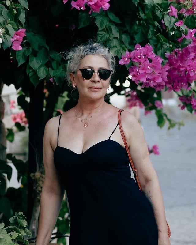 Hanımağayı daha önce böyle görmediniz! Tatilde yüzü güldü