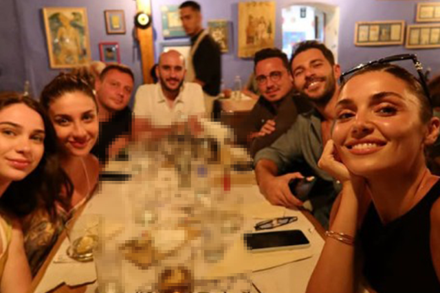 Hakan Sabancı'nın paylaştığı karede Hande Erçel'in doğallığı öne çıktı