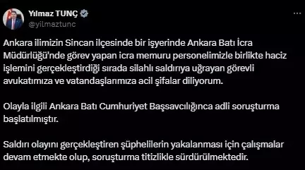 Haciz işlemi gerçekleştiren icra memuru ve avukata silahlı saldırı