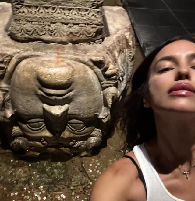 Irina Shayk'tan İstanbul çıkarması! İlk durağı Yerebatan Sarnıcı oldu