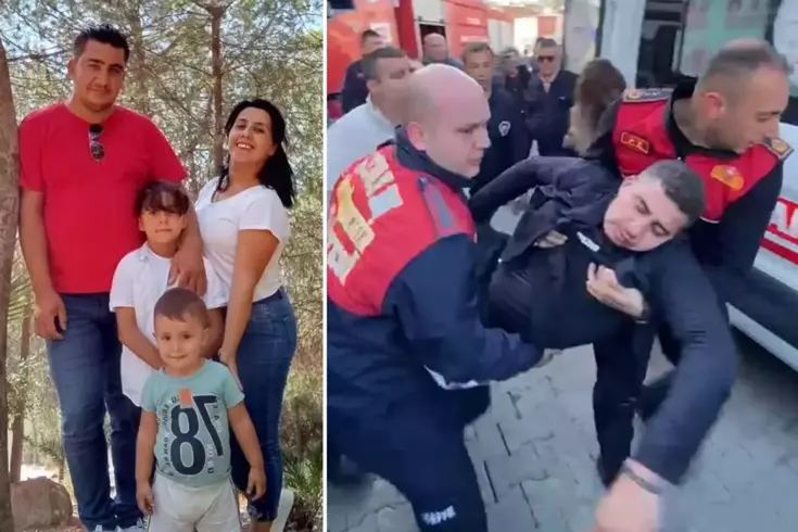 Nazilli'nde bir apartmanda meydana gelen yangında eşi ve çocuklarını kaybettikten