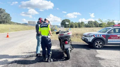 Trafik kazalarını önlemek amacıyla Yozgat’ta gerçekleştirilen özel denetimde 349 araç