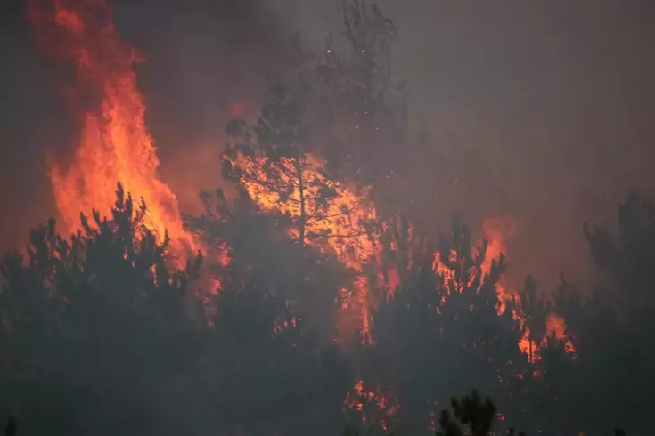 Karabük ilinin Safranbolu ve Ovacık ilçelerinde başlayan orman yangını 4.