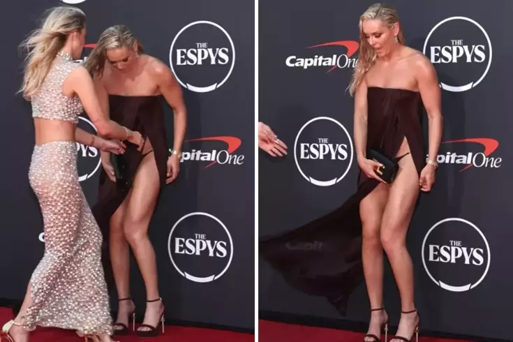 ABD'li kayak sporcusu Lindsey Vonn, Los Angeles'ta düzenlenen ESPY Ödülleri'ne