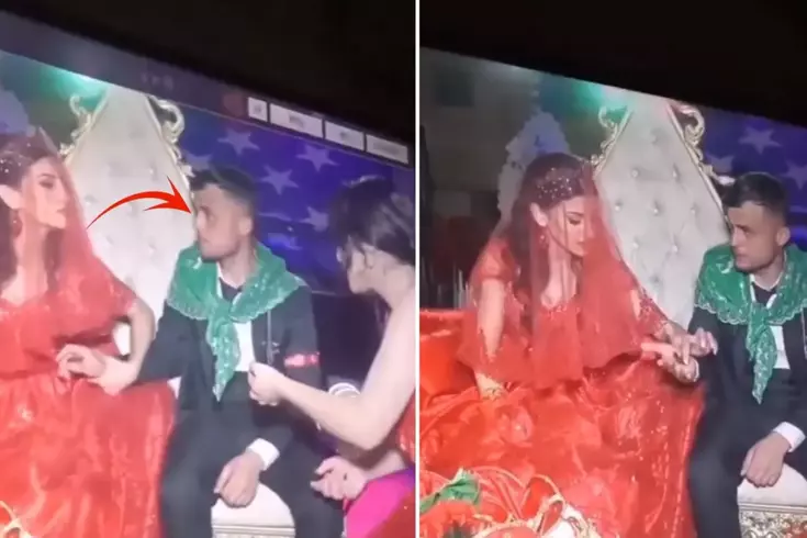 Kına gecesinde gelin, kıskançlıkla eşini kınamak isteyen yardımcı kıza engel