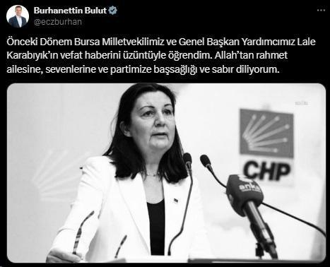Eski CHP'li milletvekili Lale Karabıyık hayatını kaybetti