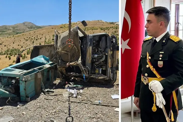 Malatya'nın Akçadağ ilçesinde meydana gelen trafik kazasında yaralanan Hava Savunma