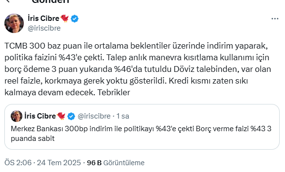 Merkez Bankası'ndan beklenmedik indirim: Ekonomistler şaşkın!