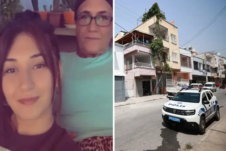 Mersin'de Türkan Söylemez (56) ve kızı Aygül Çınar (26) evlerinde