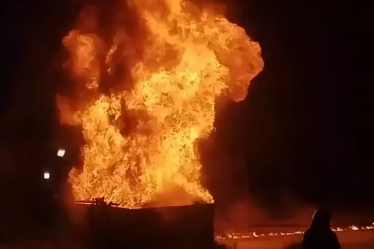 Diyarbakır'da faaliyet gösteren TPAO'ya ait üçtepe-1 petrol sondaj kuyusunda meydana