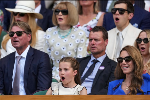 Prenses Charlotte Wimbledon finalinde sempatik hareketleri ile herkesi büyüledi