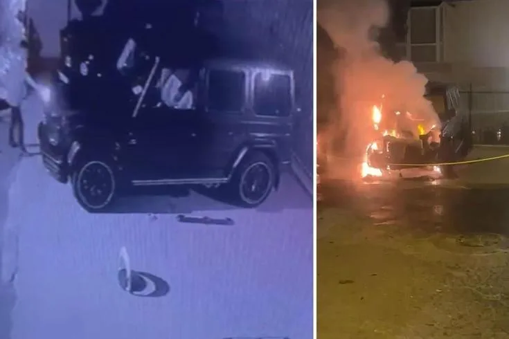 Sarıköy'de, 30 milyon liralık değere sahip iki araç, bilinmeyen bir