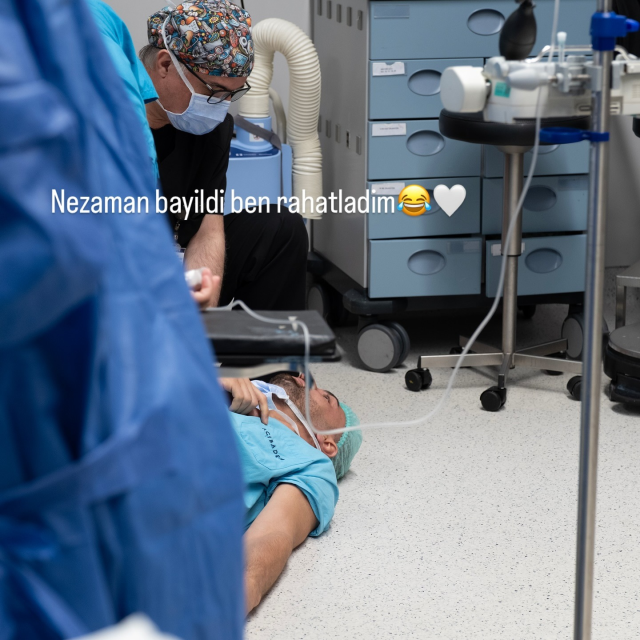 Serdar Dursun ameliyathanede bayıldı! Baba olmanın heyecanı ağır bastı