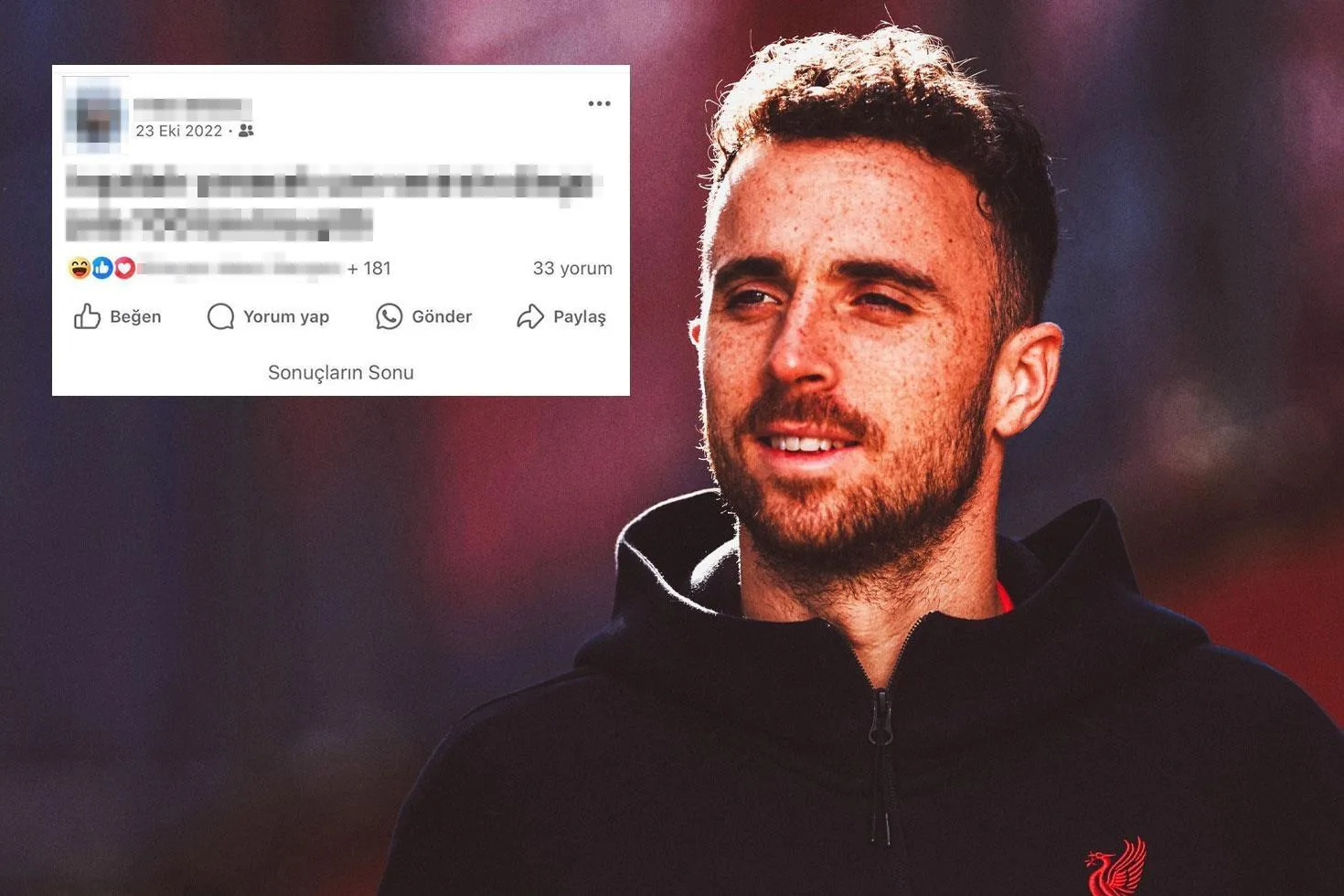 Liverpool'un başarılı futbolcusu Diogo Jota'nın ani ölümüyle ilgili 2022 yılında